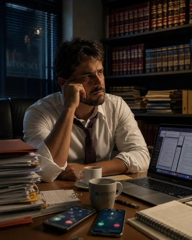 Advogado generalista sobrecarregado com múltiplas áreas